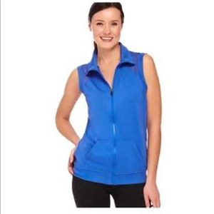 Fabletics Tamecula Vest in Cobalt NWT